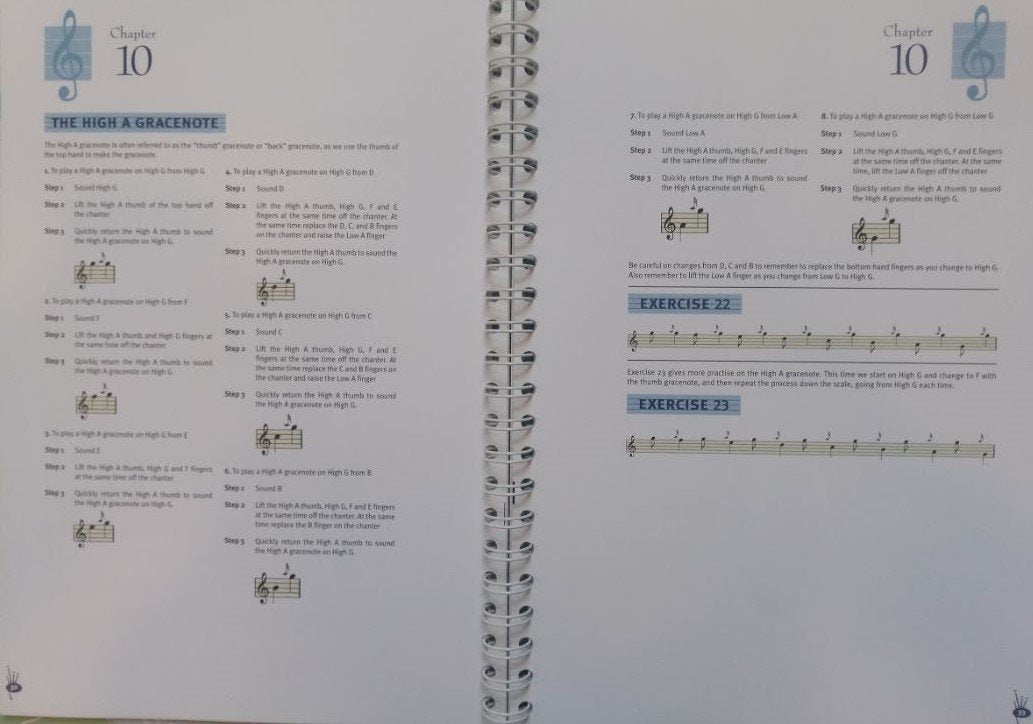 National Piping Centre Highland Bagpipe Tutor Book - Bagpipes Galore